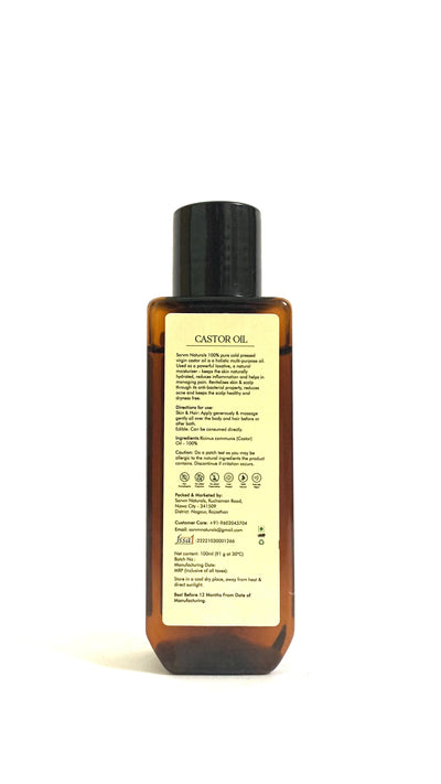 Castor Oil - Cold Pressed 100ml - Suspire