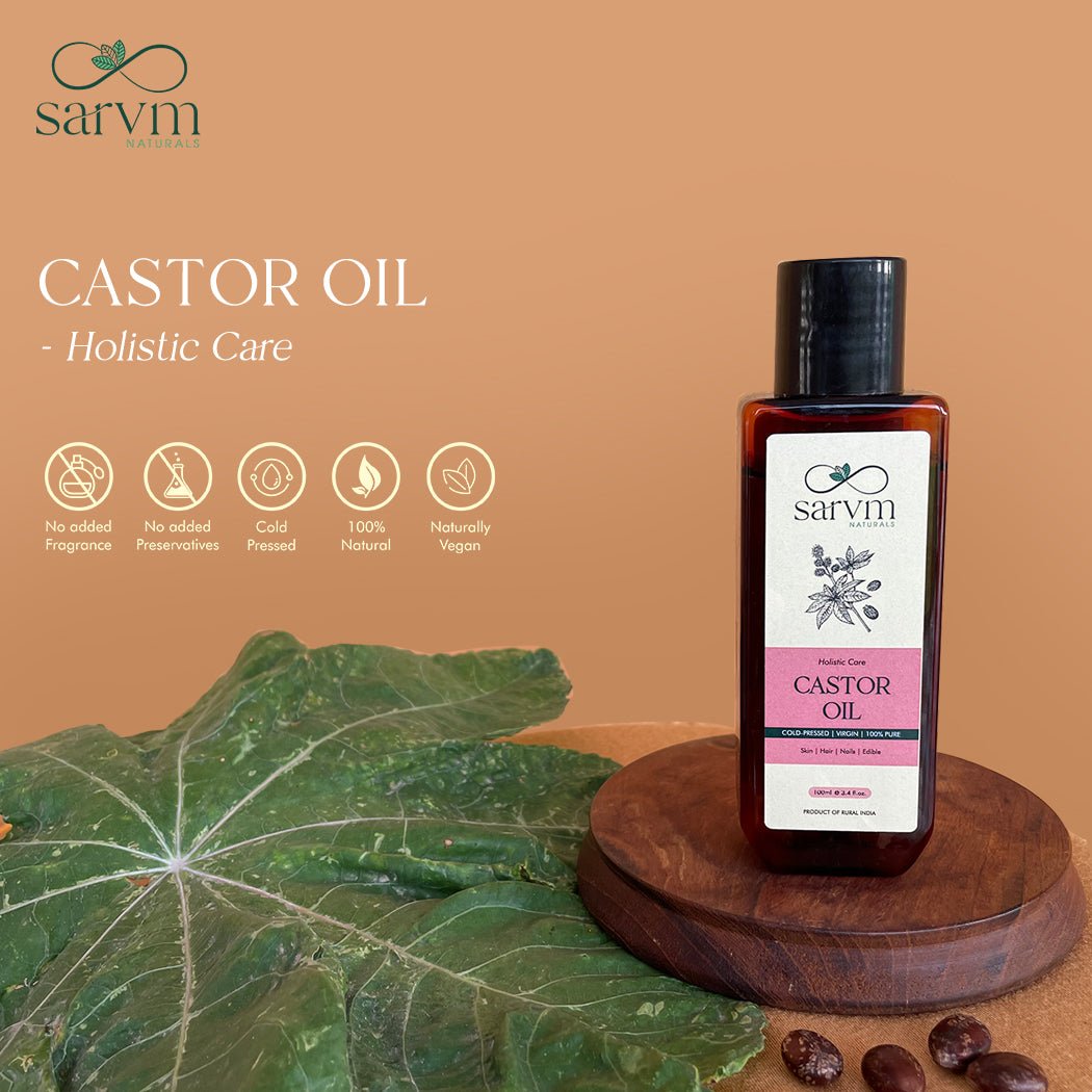 Castor Oil - Cold Pressed 100ml - Suspire