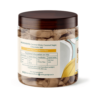 Chocolate Coconut Chips 100gm ( Pack Of 2 ) - Suspire