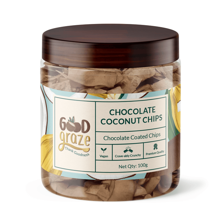 Chocolate Coconut Chips 100gm ( Pack Of 2 ) - Suspire