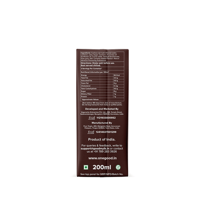 Chocolate Mylk - 200ml, Cashew and Oat (Pack of 3) - Suspire