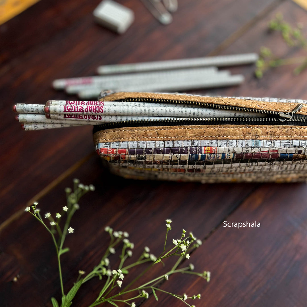 Chracha Stationary Gift Set | Upcycled | Handloom paper textile - Suspire