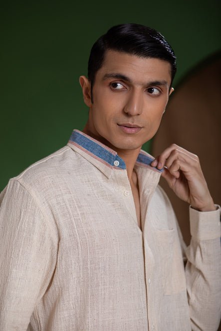 Coarse Texture Handwoven Men&