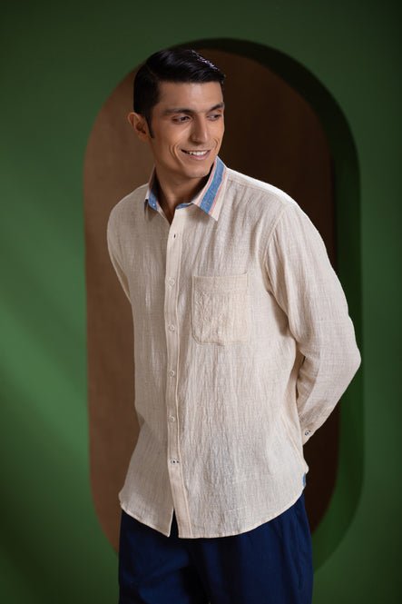 Coarse Texture Handwoven Men&