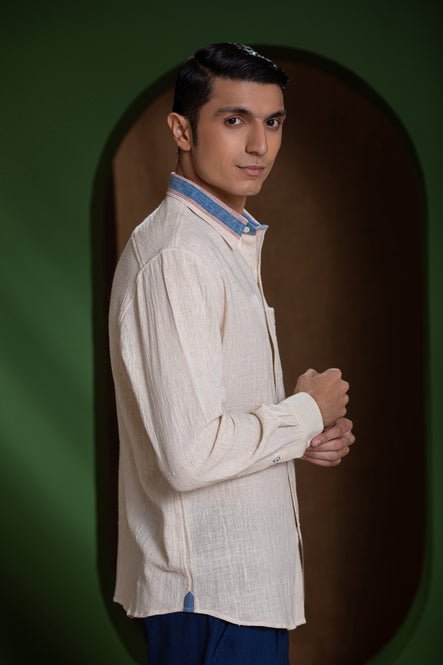 Coarse Texture Handwoven Men&