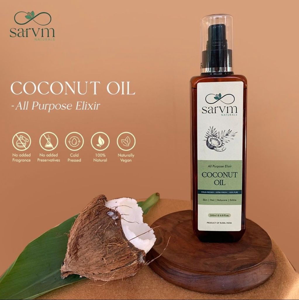 Coconut Oil - Cold Pressed 200ml - Suspire