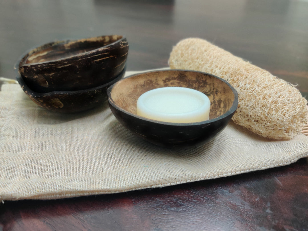 Coconut Shell Soap Dish - Suspire