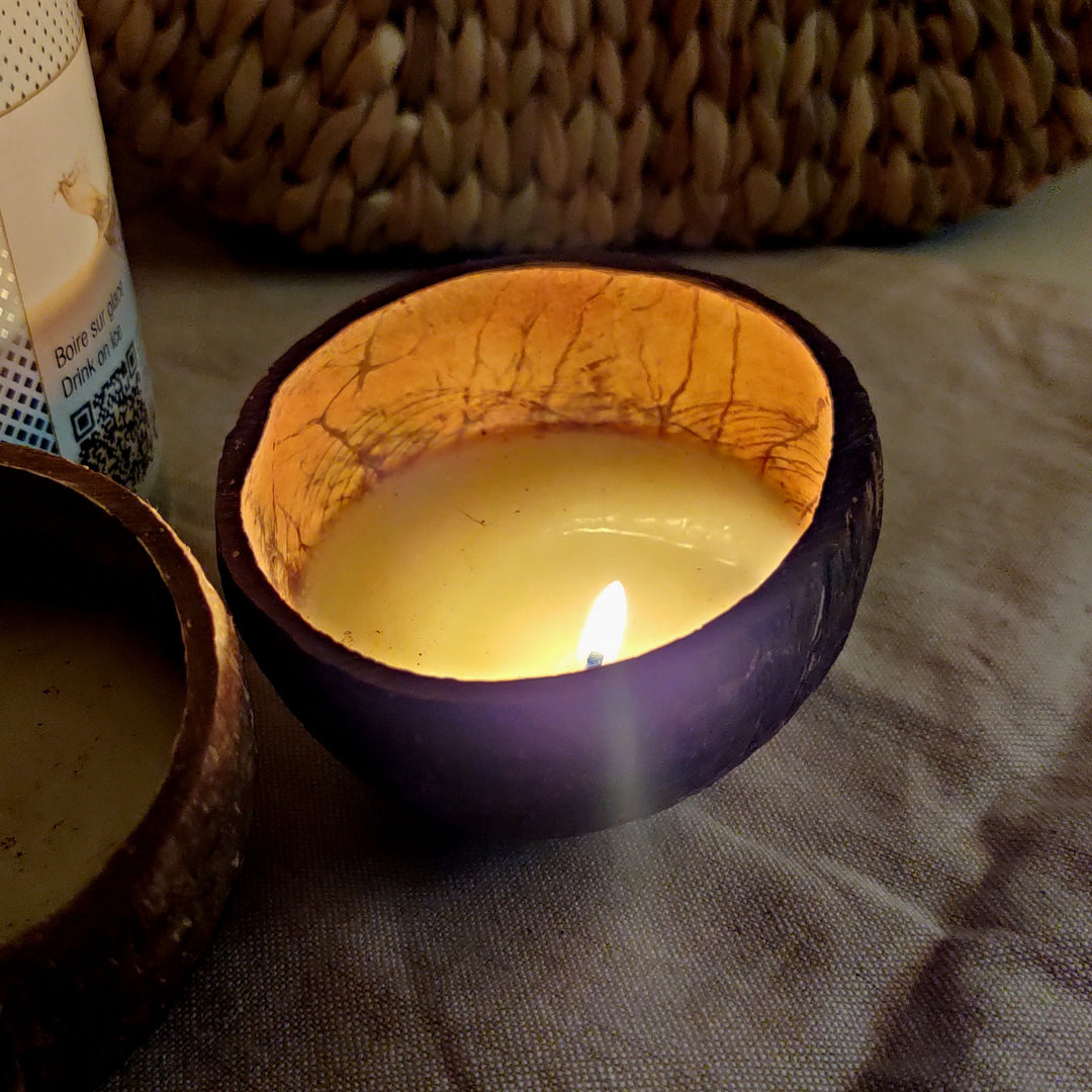 Coconut Shell Soy Wax Candles - Suspire