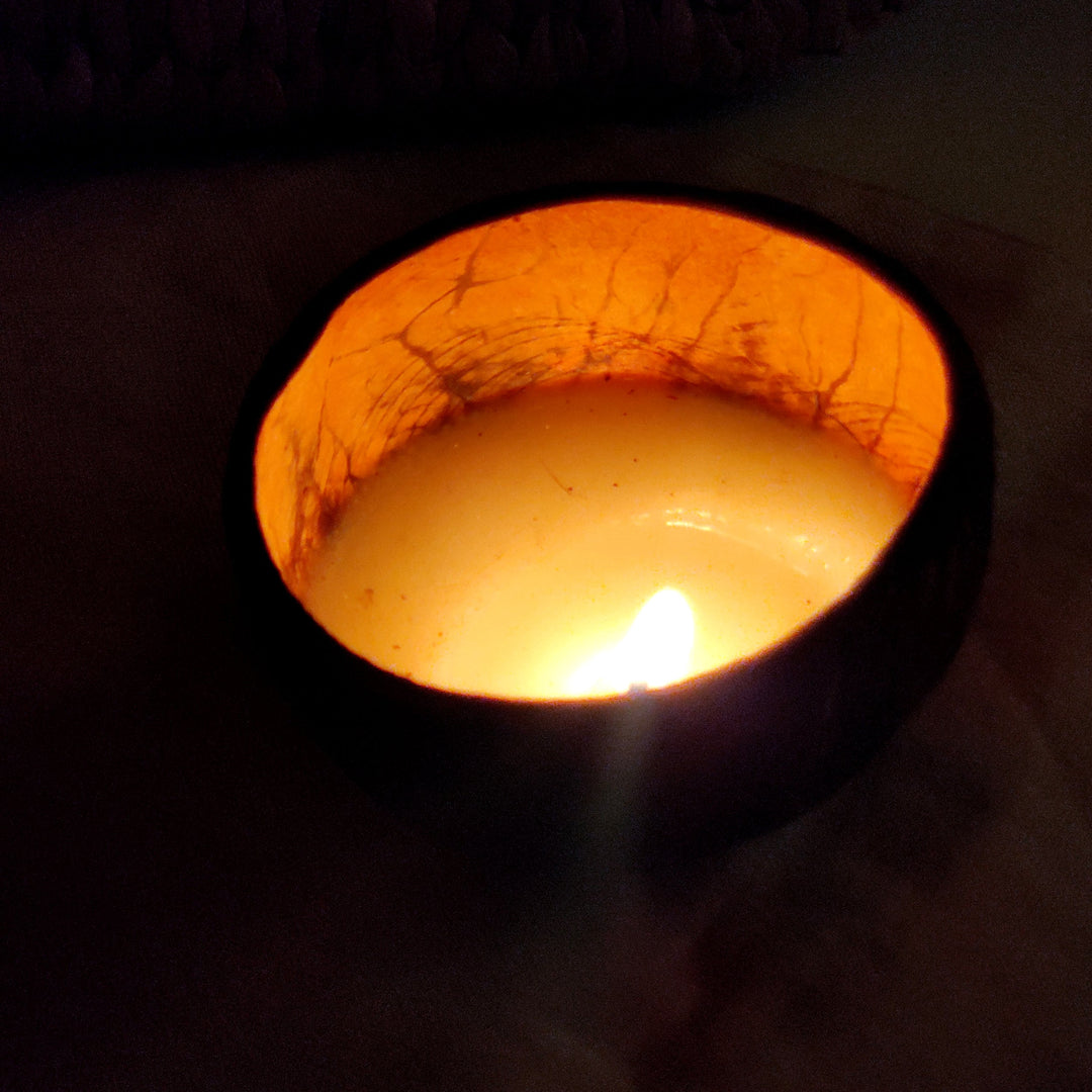 Coconut Shell Soy Wax Candles - Suspire