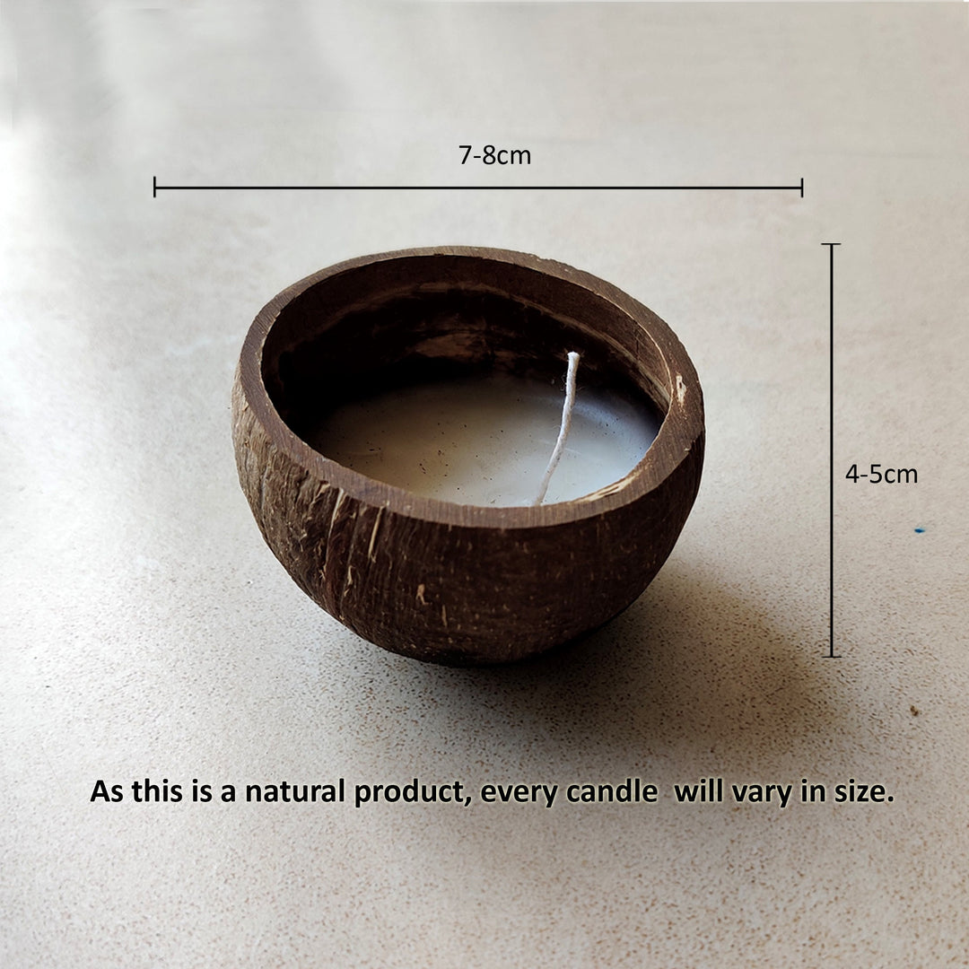 Coconut Shell Soy Wax Candles - Suspire