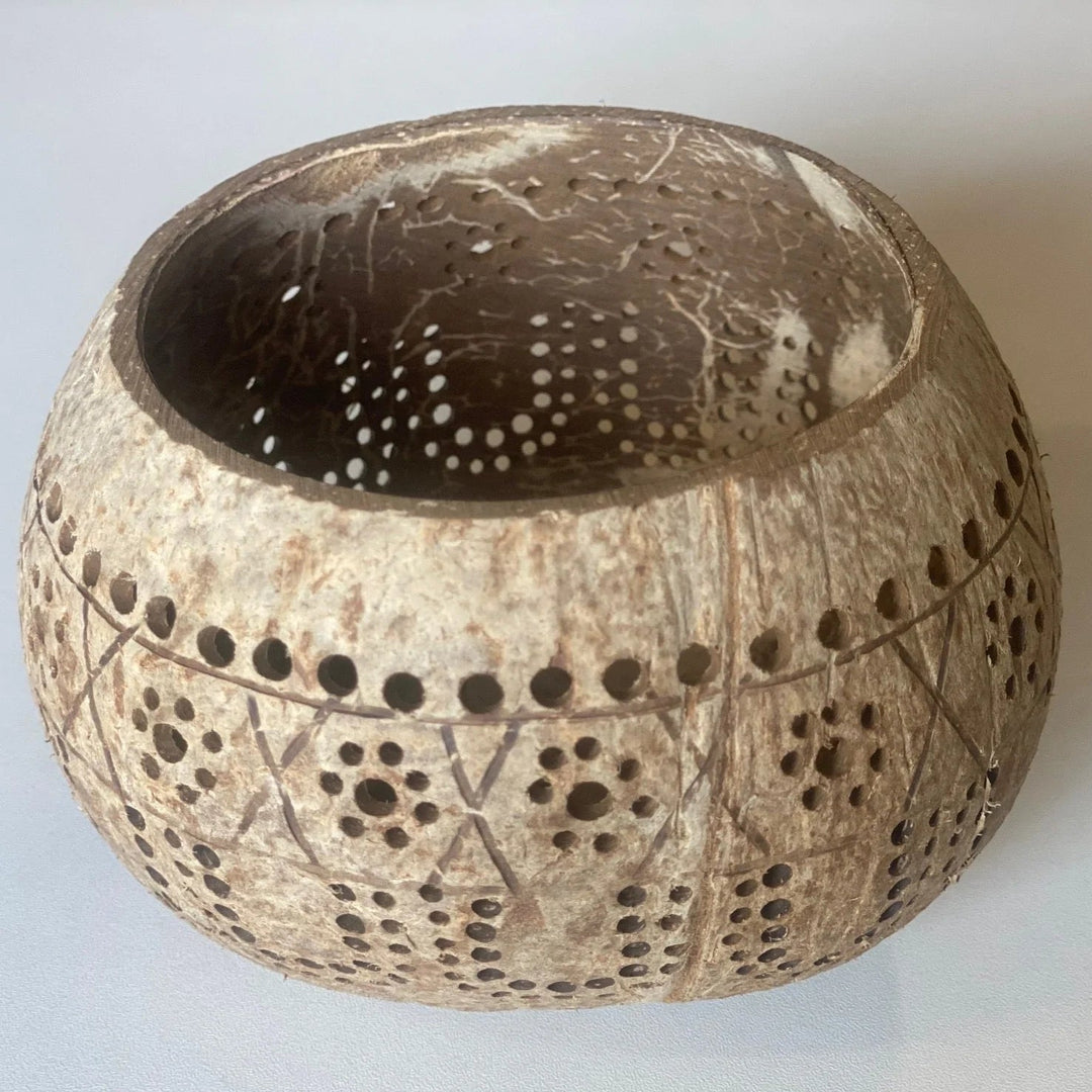 The Bare Bar Coconut Shell Tealight Holder