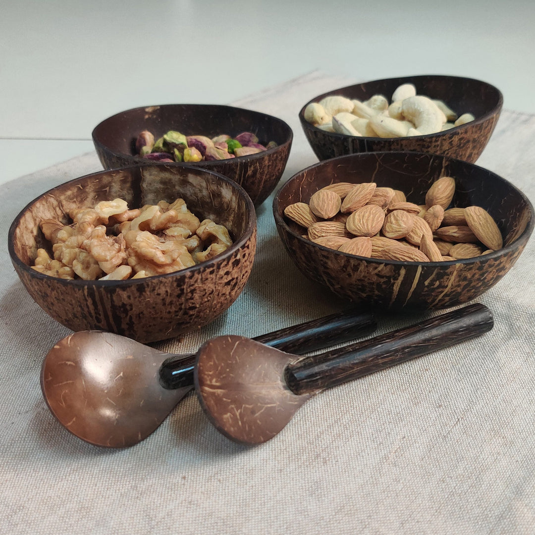 Greenfootprint Natural Coconut Shell Spoons | Set of 2