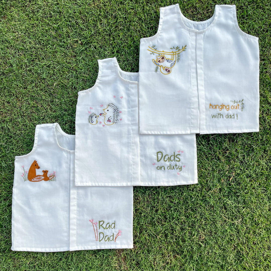 Cotton Jhablas/Vests -Set of 3 - Suspire
