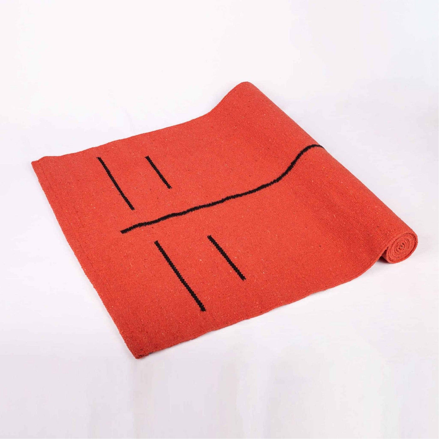 Cotton Yoga Mat - Gemstone Series / Coral Red - Suspire
