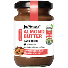 Jus Amazin Creamy Almond Butter – Dark Chocolate