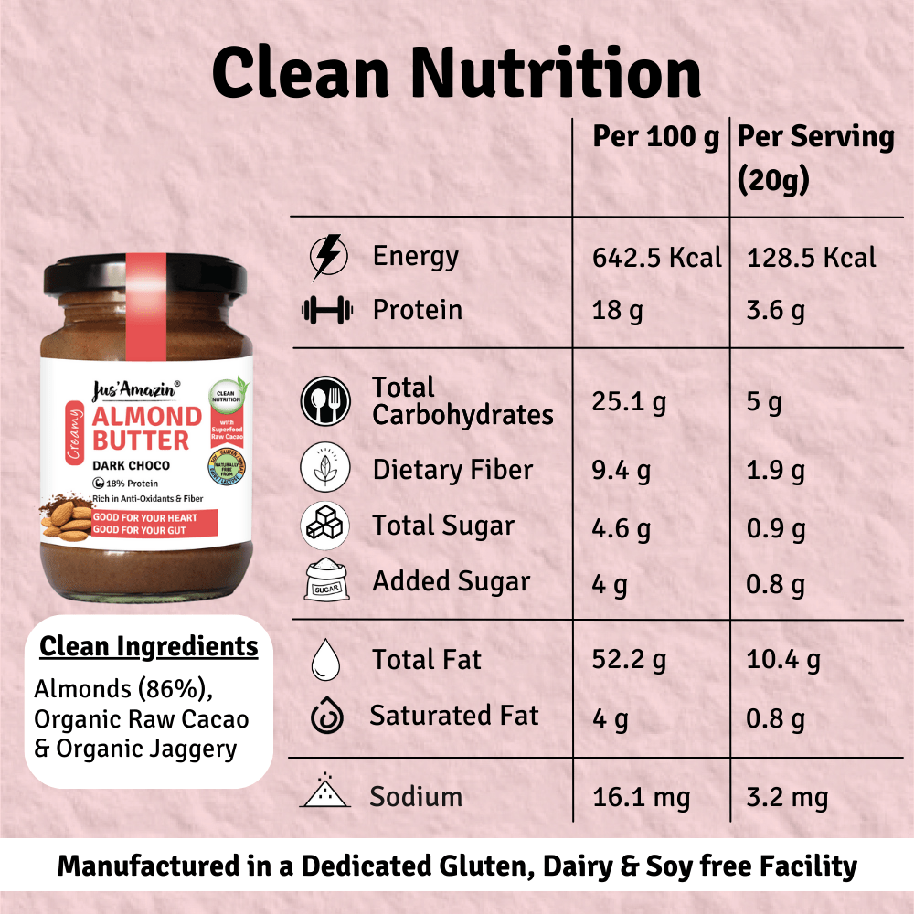 Creamy Almond Butter – Dark Chocolate - Suspire