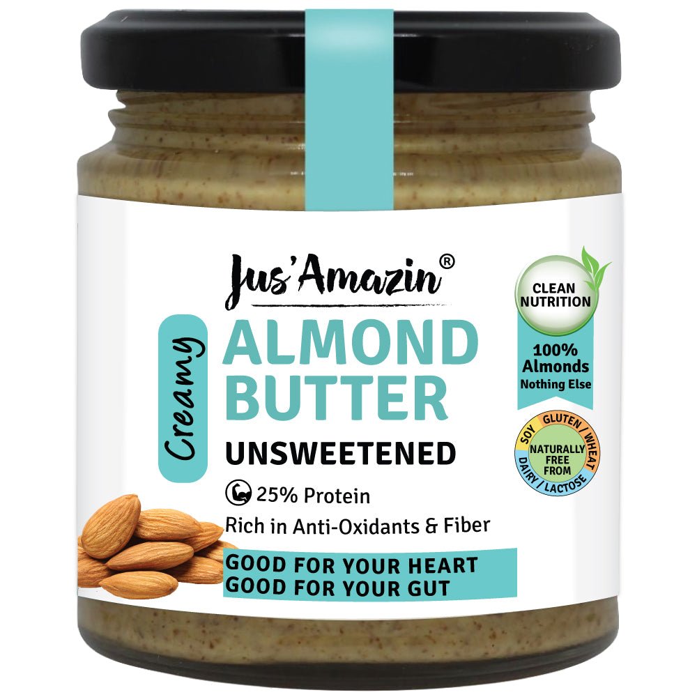 Creamy Almond Butter - Unsweetened - Suspire