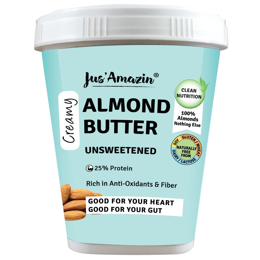 Creamy Almond Butter - Unsweetened - Suspire