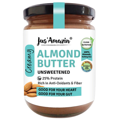 Creamy Almond Butter - Unsweetened - Suspire