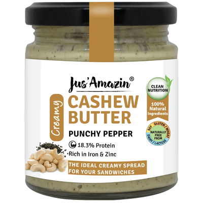 Creamy Cashew Butter – Punchy Pepper - Suspire