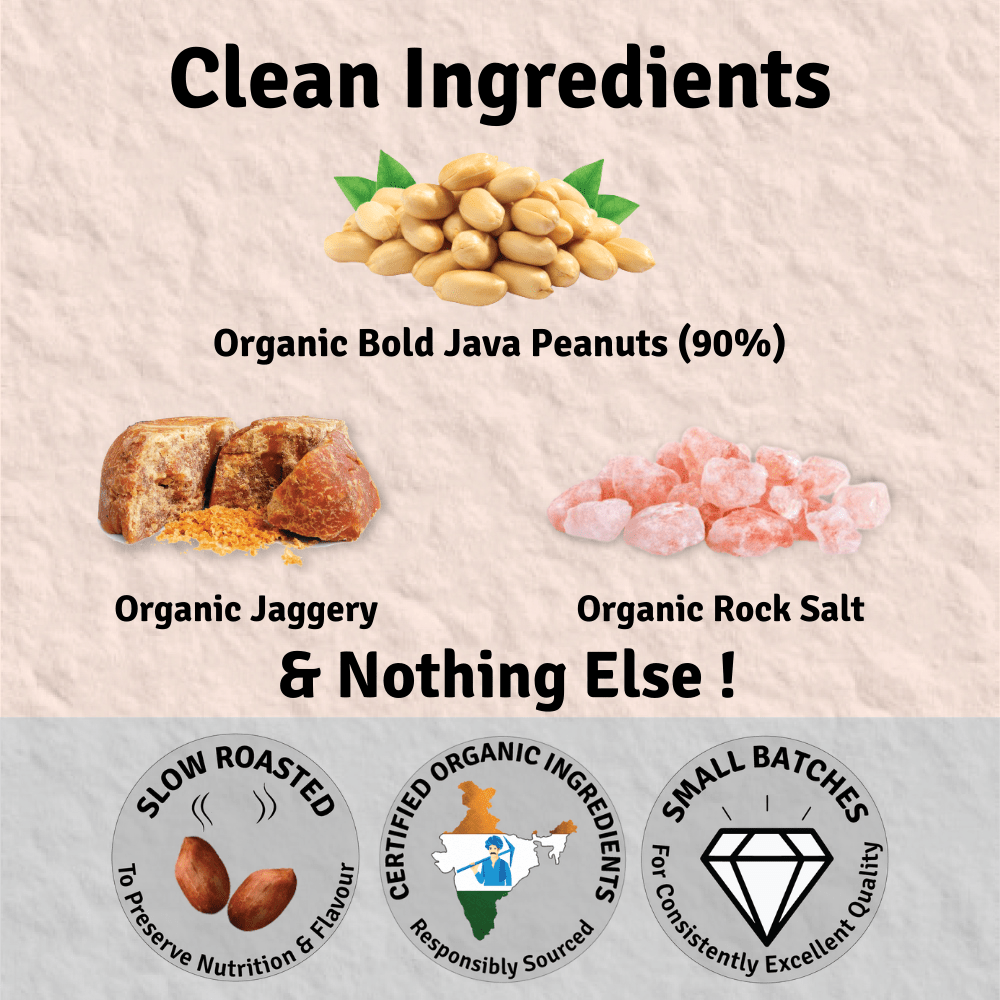 Creamy Organic Peanut Butter - Sweet &