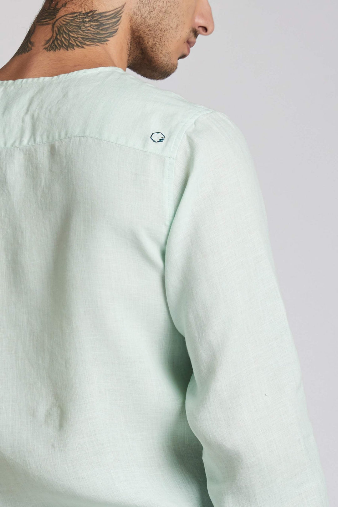 Crescent V Neck Kurta - Suspire