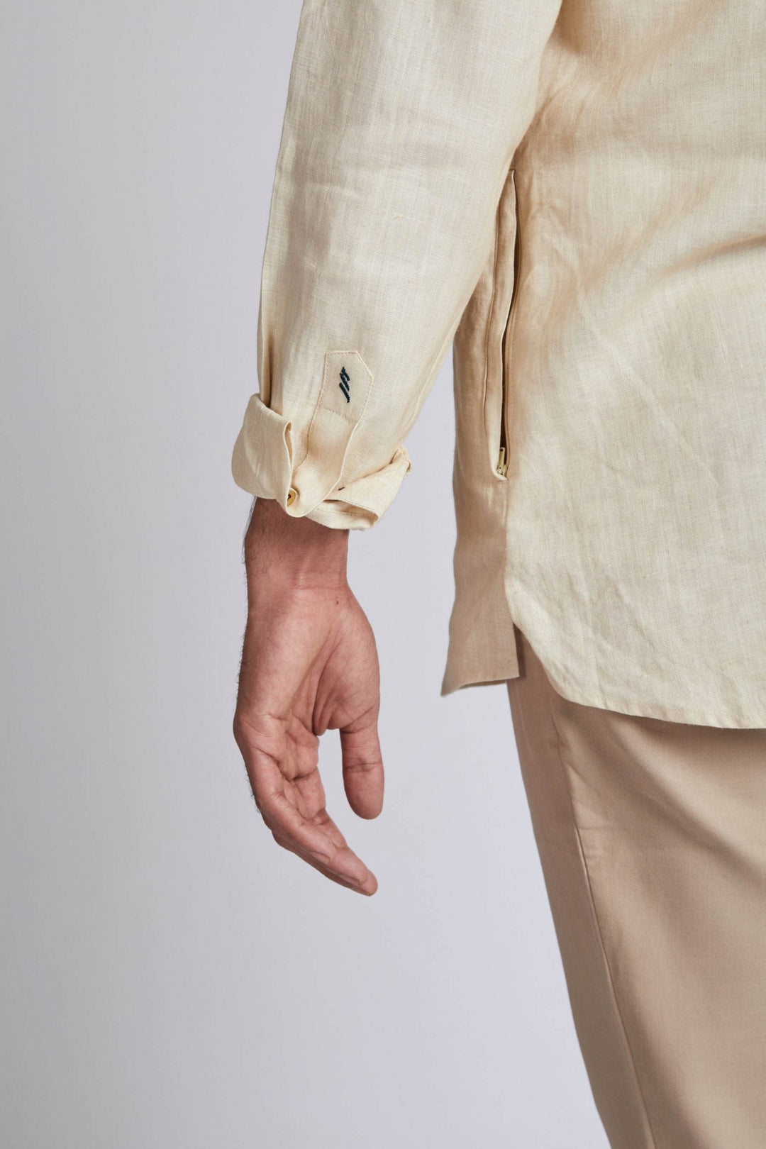 Crescent V Neck Kurta - Suspire