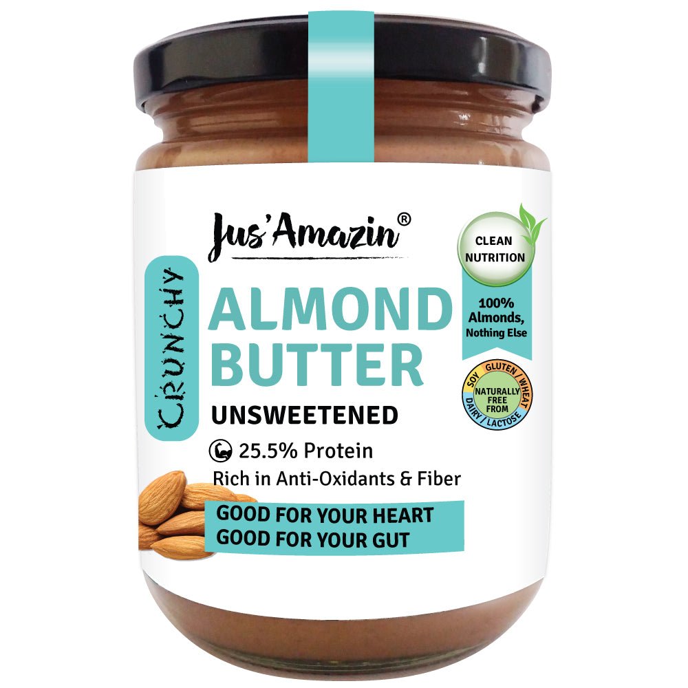 Crunchy Almond Butter - Unsweetened - Suspire