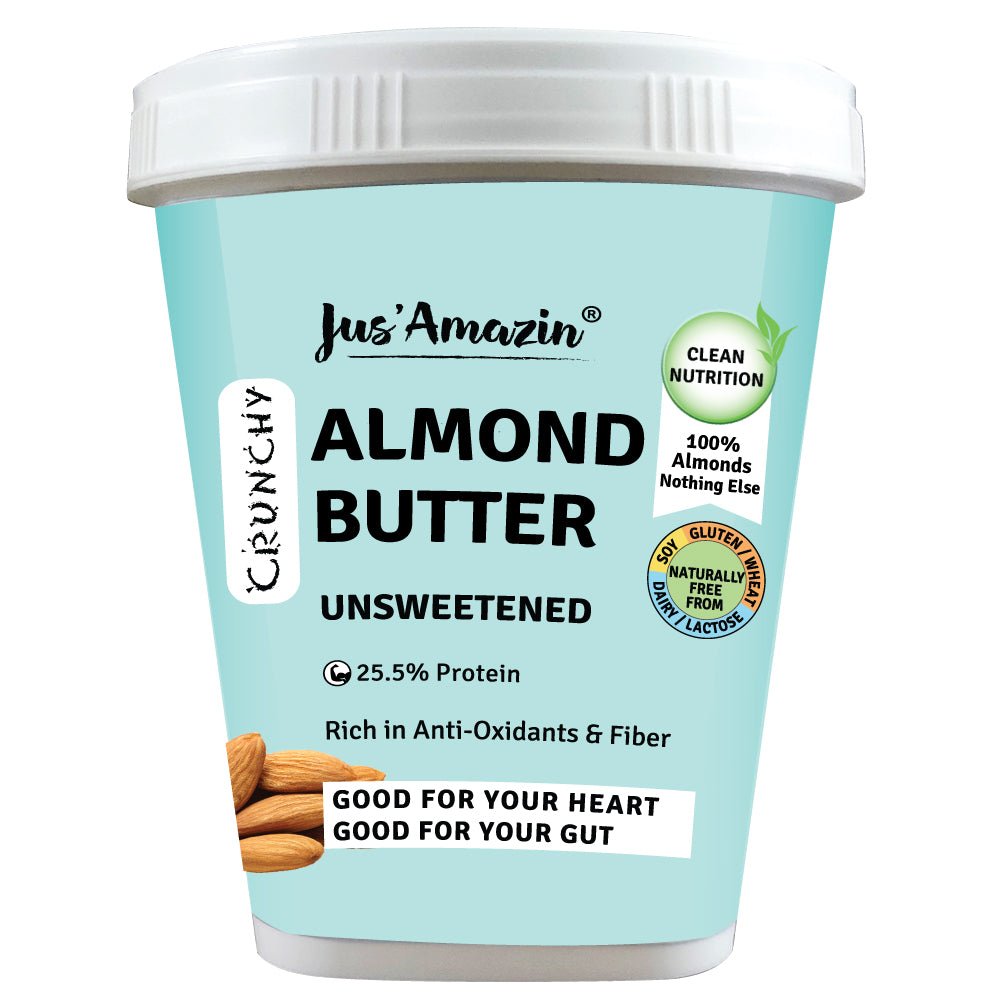 Crunchy Almond Butter - Unsweetened - Suspire