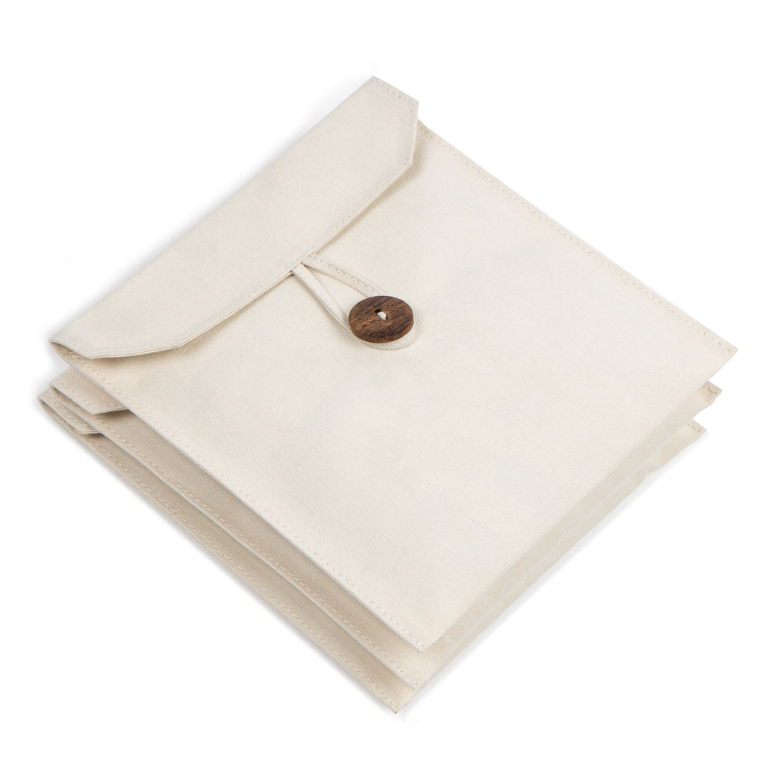 Akiiko Sandwich Bags | Cotton Canvas | Pack of 3