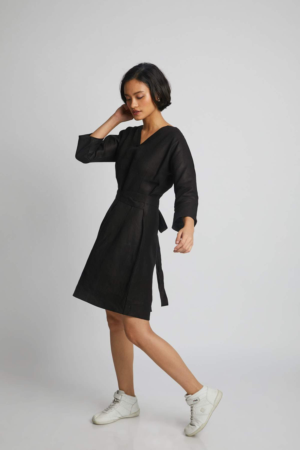 B Label Dazzle Tie Up Dress