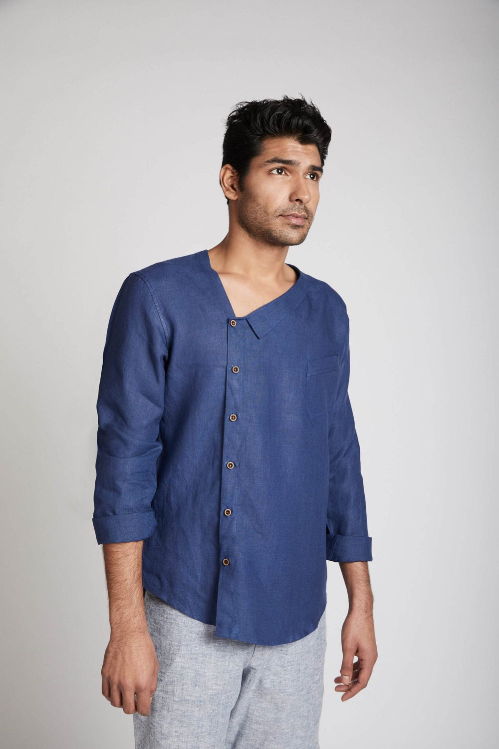 B Label Delta Asymmetric Shirt
