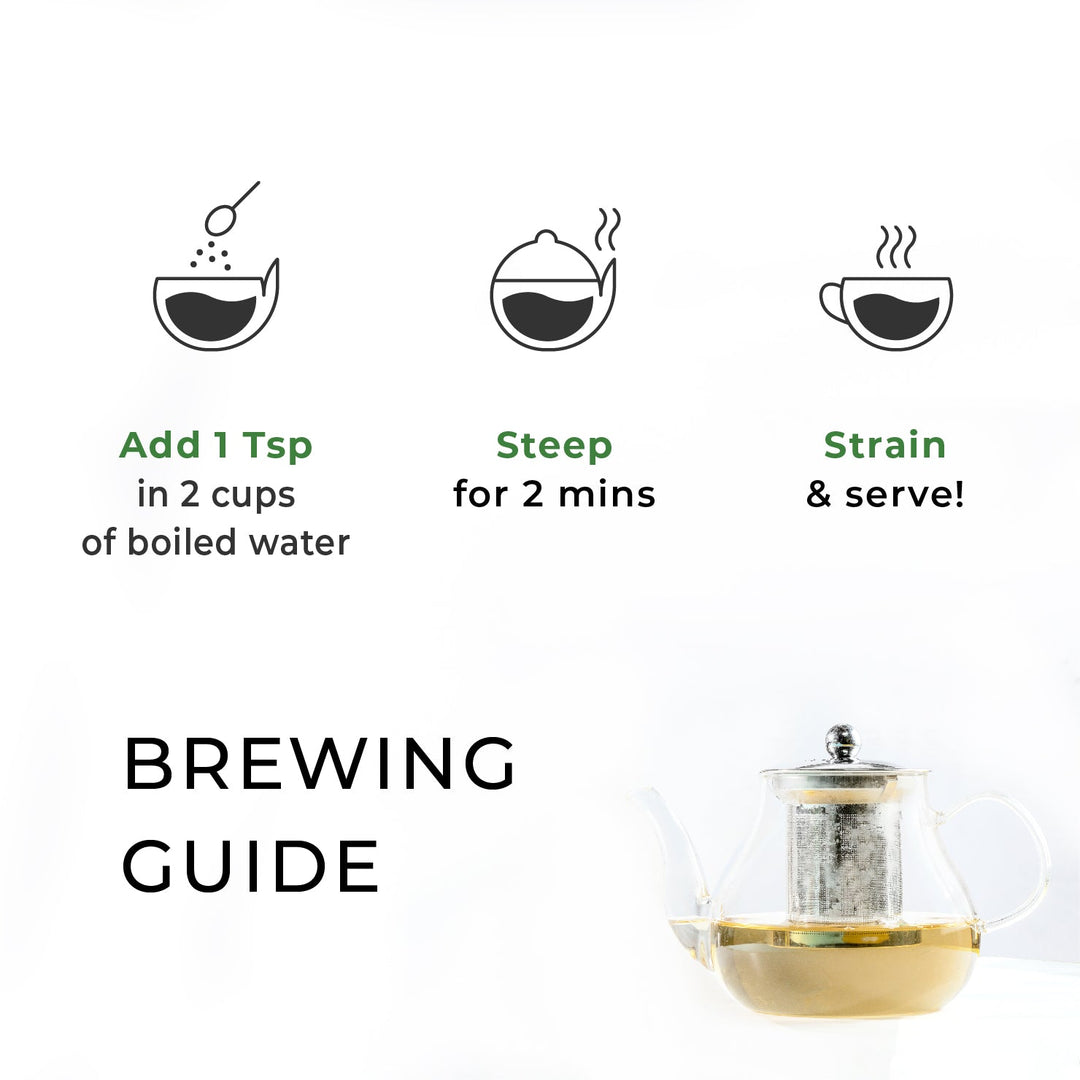 Deroi Assam Lush Green Tea | 100% Natural Whole Leaf Assam Tea | Antioxidant Rich - 100g - Suspire