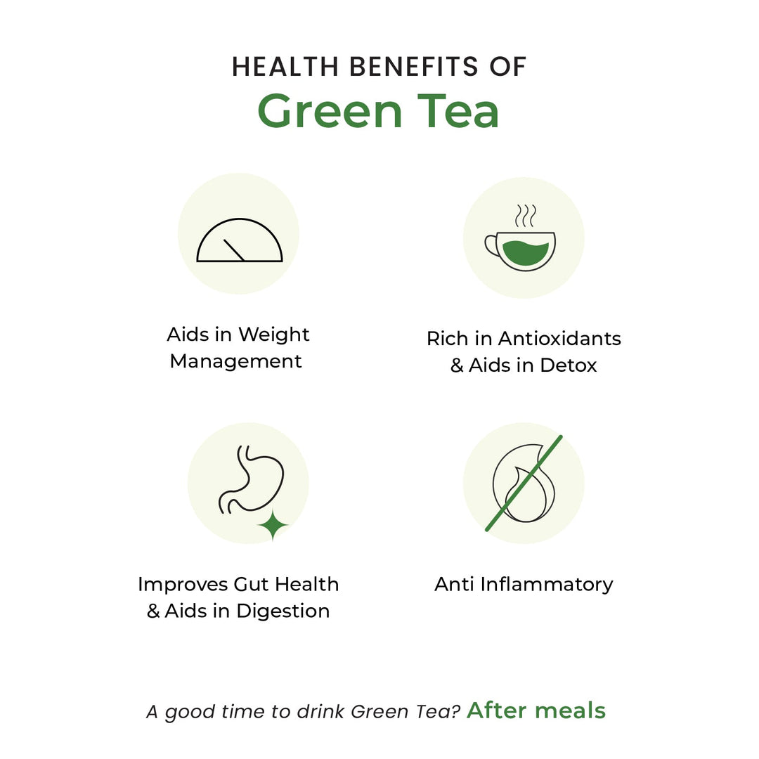 Deroi Assam Lush Green Tea | 100% Natural Whole Leaf Assam Tea | Antioxidant Rich - 100g - Suspire