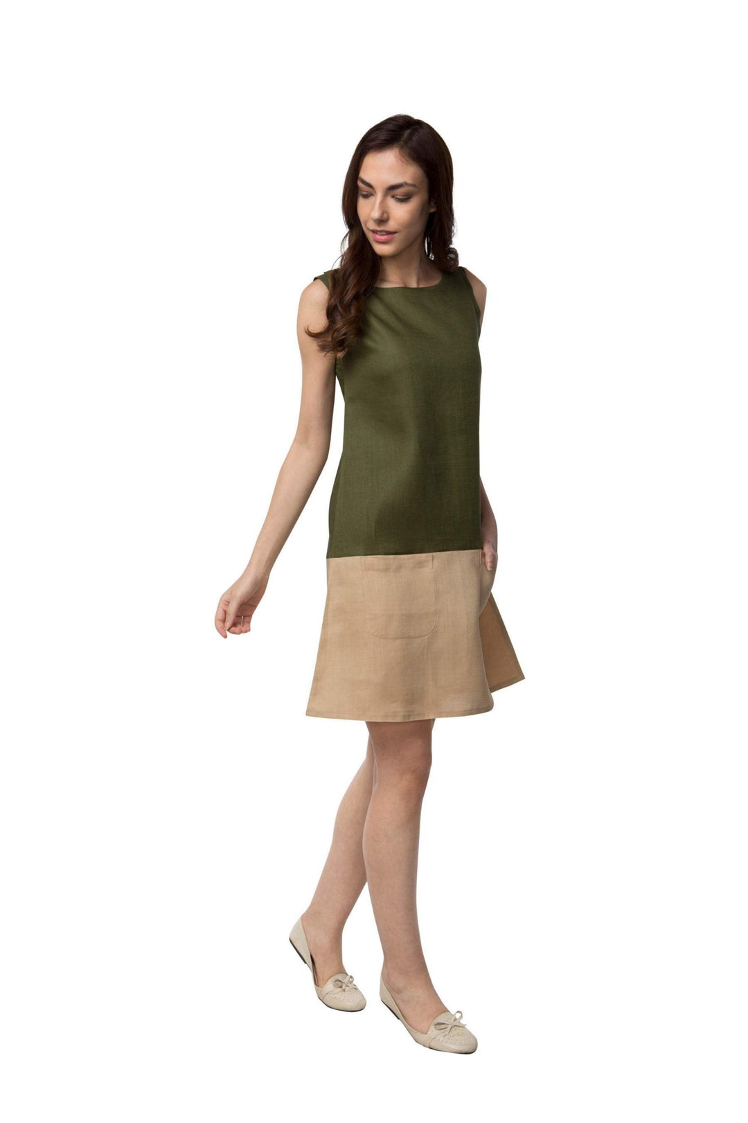 Dew Colour Block Dress - Suspire