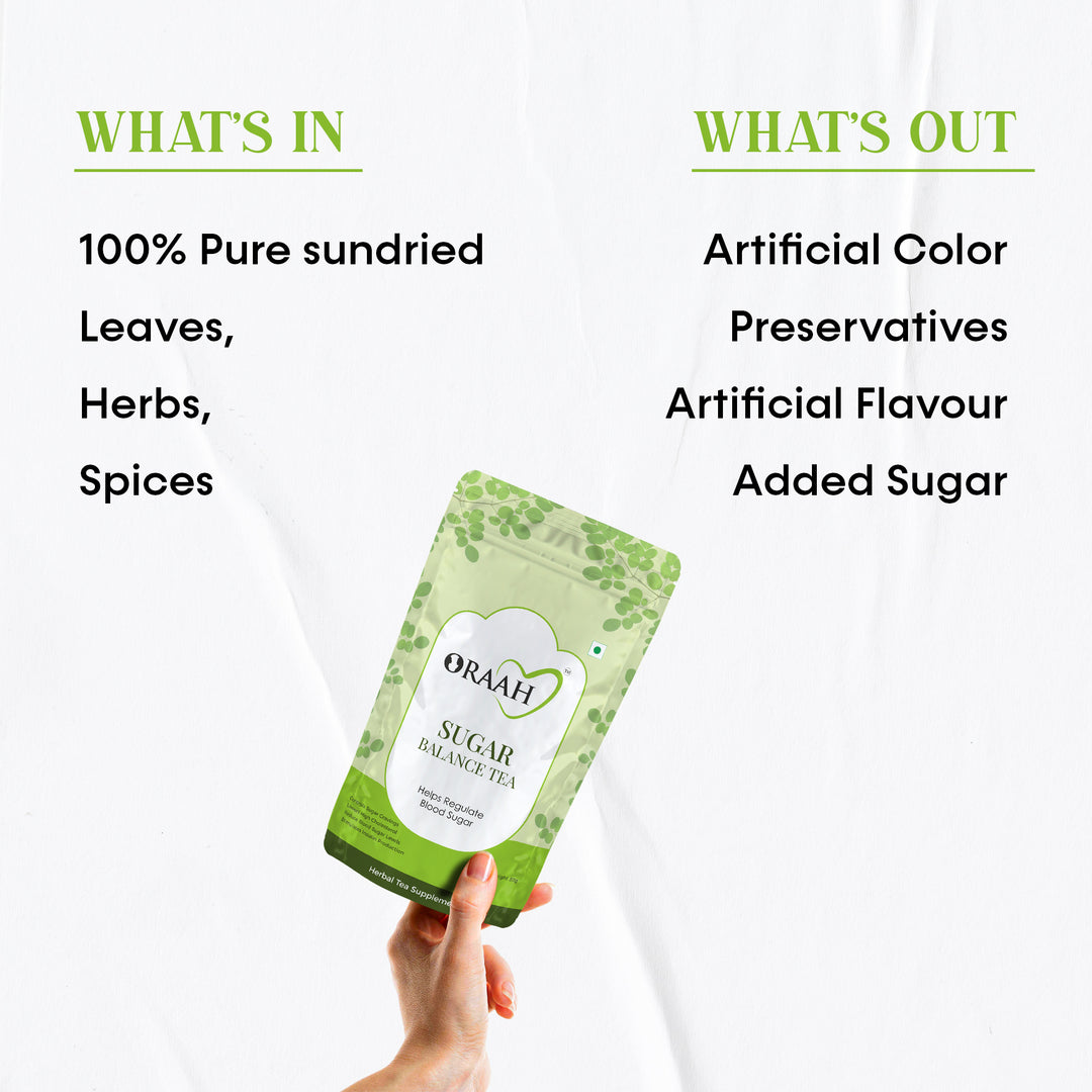 Oraah Sugar Balance Tea for Diabetes, 100gms