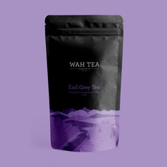 Wah Tea Earl Grey Tea - Loose Leaf - Stand Up Pouch Pack of 2 (100g each)
