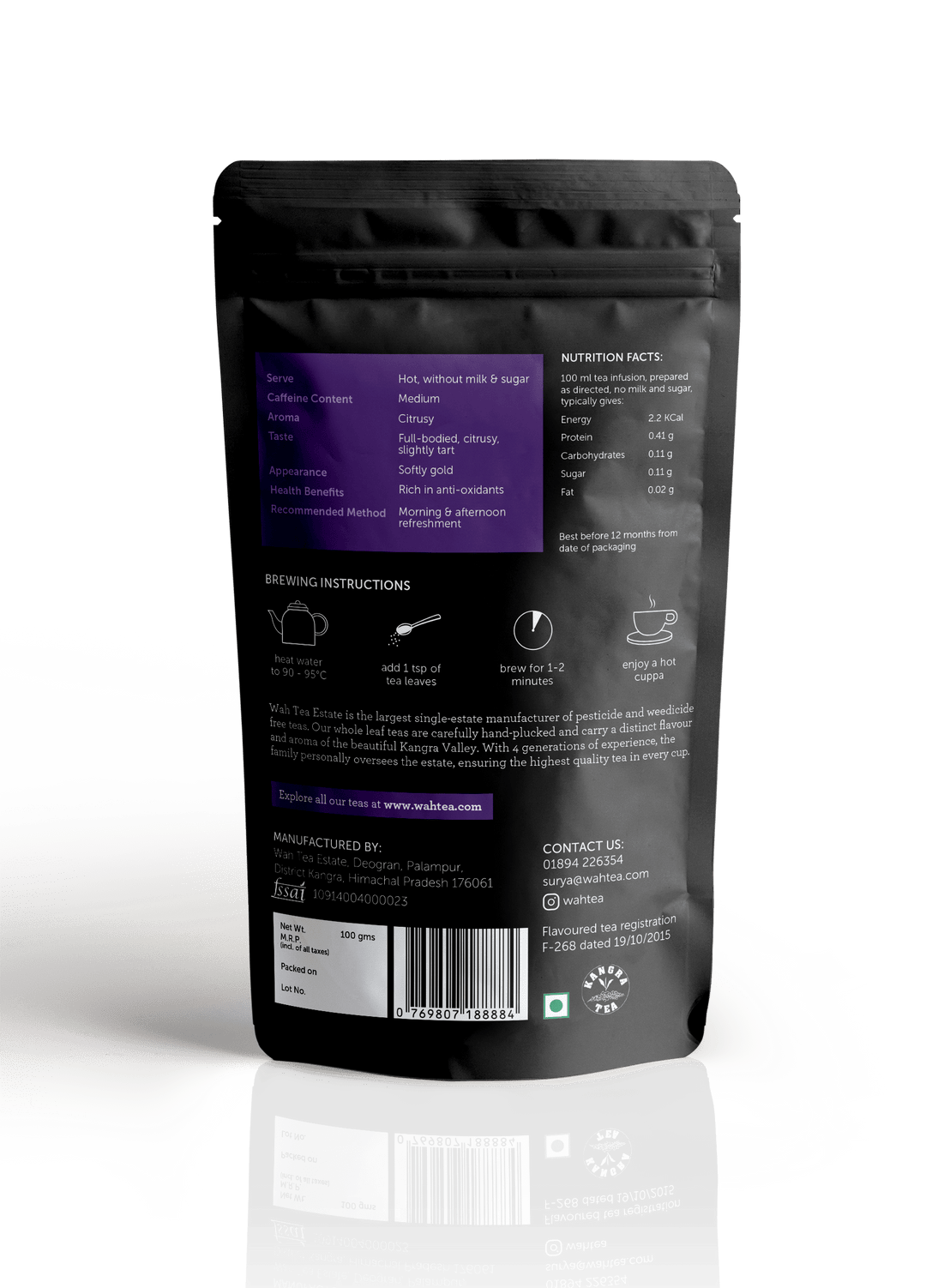 Earl Grey Tea - Loose Leaf - Stand Up Pouch Pack of 2 - Suspire