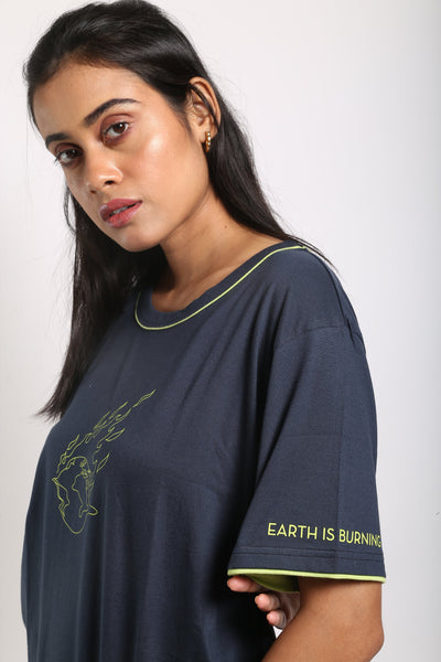 Earth is Burning Tee - Suspire