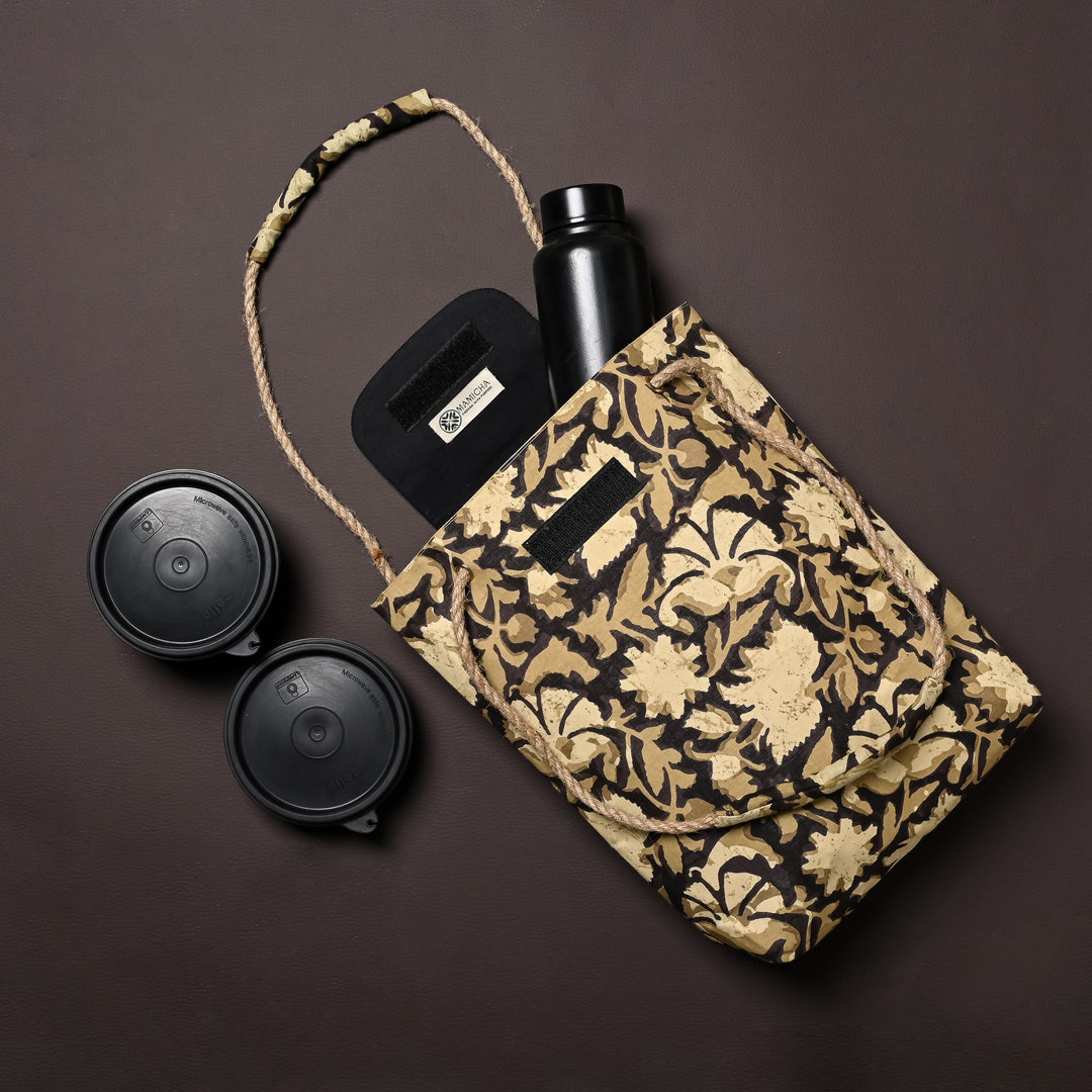Earthy Printed Cloth Bag - Suspire