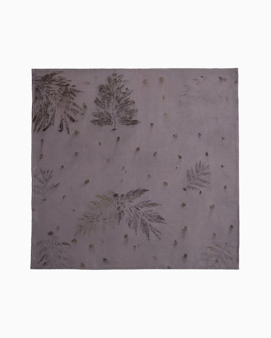 Eco-printed Silver Meadow Bandana - Suspire