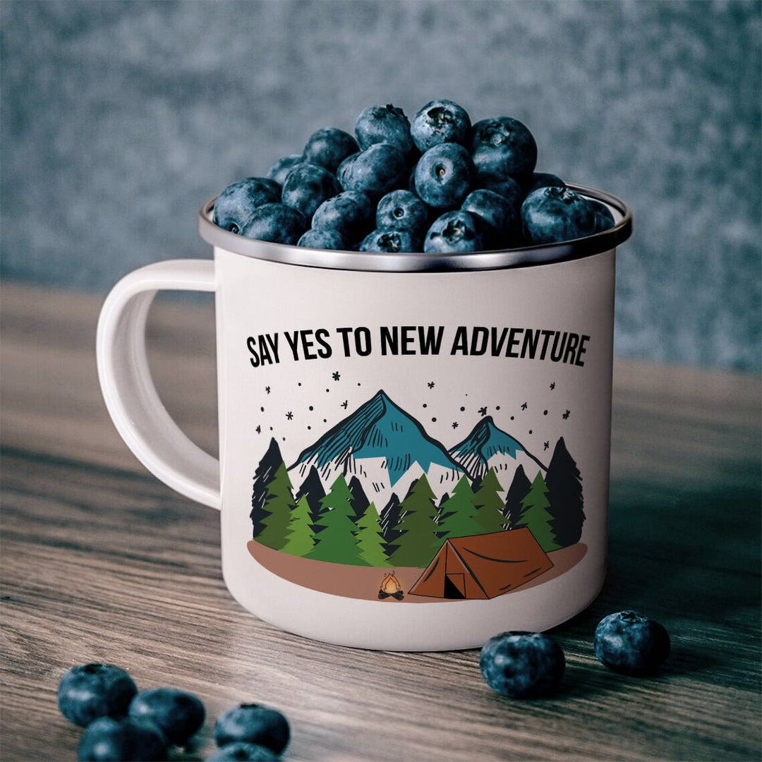 Enamel Designer Coffee Mug (Wanderlust) - Suspire