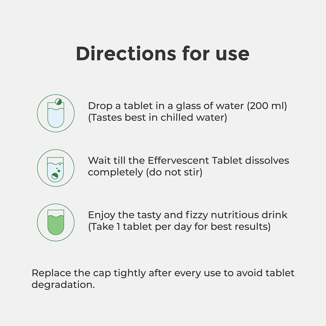 Essential Vitamin Effervescent Tablets Combo for Men & Women | 100% Vegan | Plant-Based - Suspire