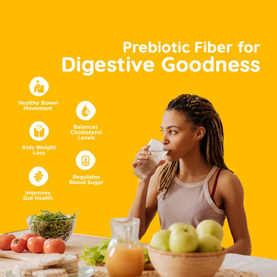 Everyday Fiber | Plant Based Probiotic Fiber For Digestive Goodness | Unflavored Powder - 100g - Suspire