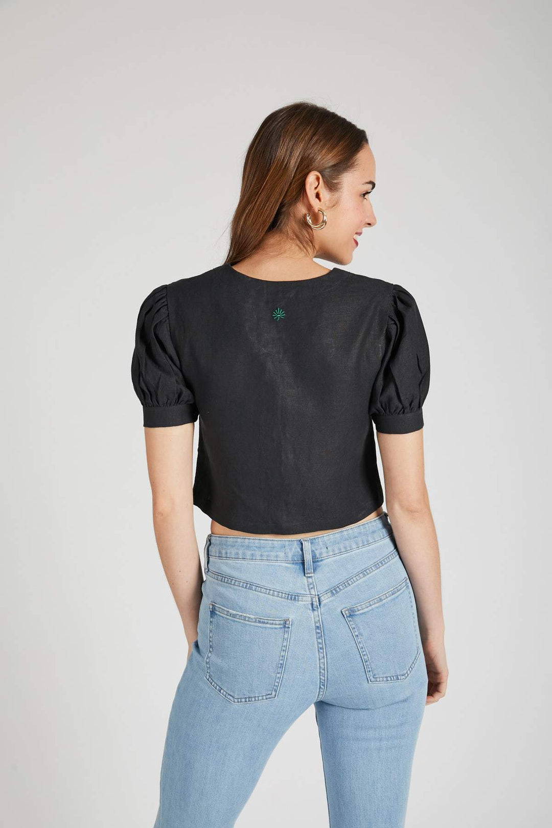 Flame Puff Sleeved Top - Suspire