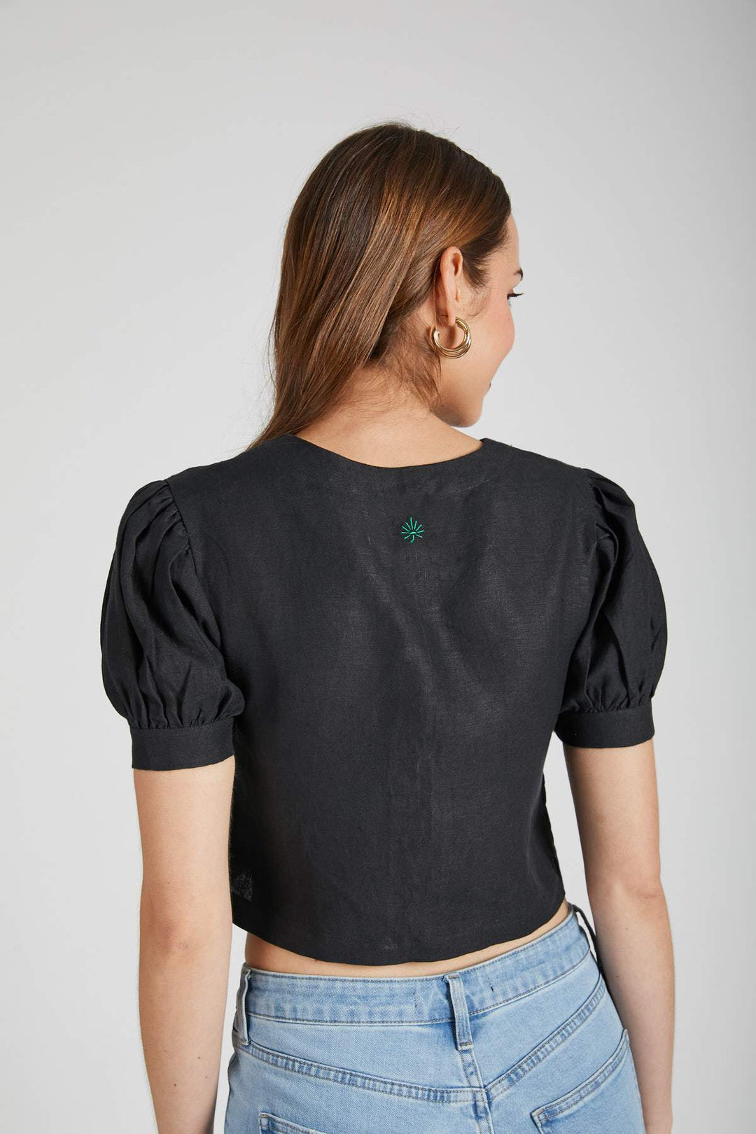 Flame Puff Sleeved Top - Suspire