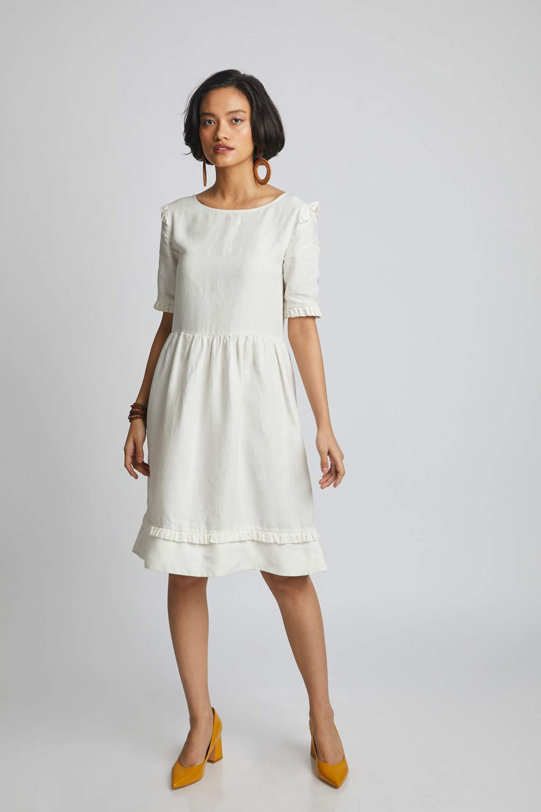 Flare Ruffled Dress - Suspire