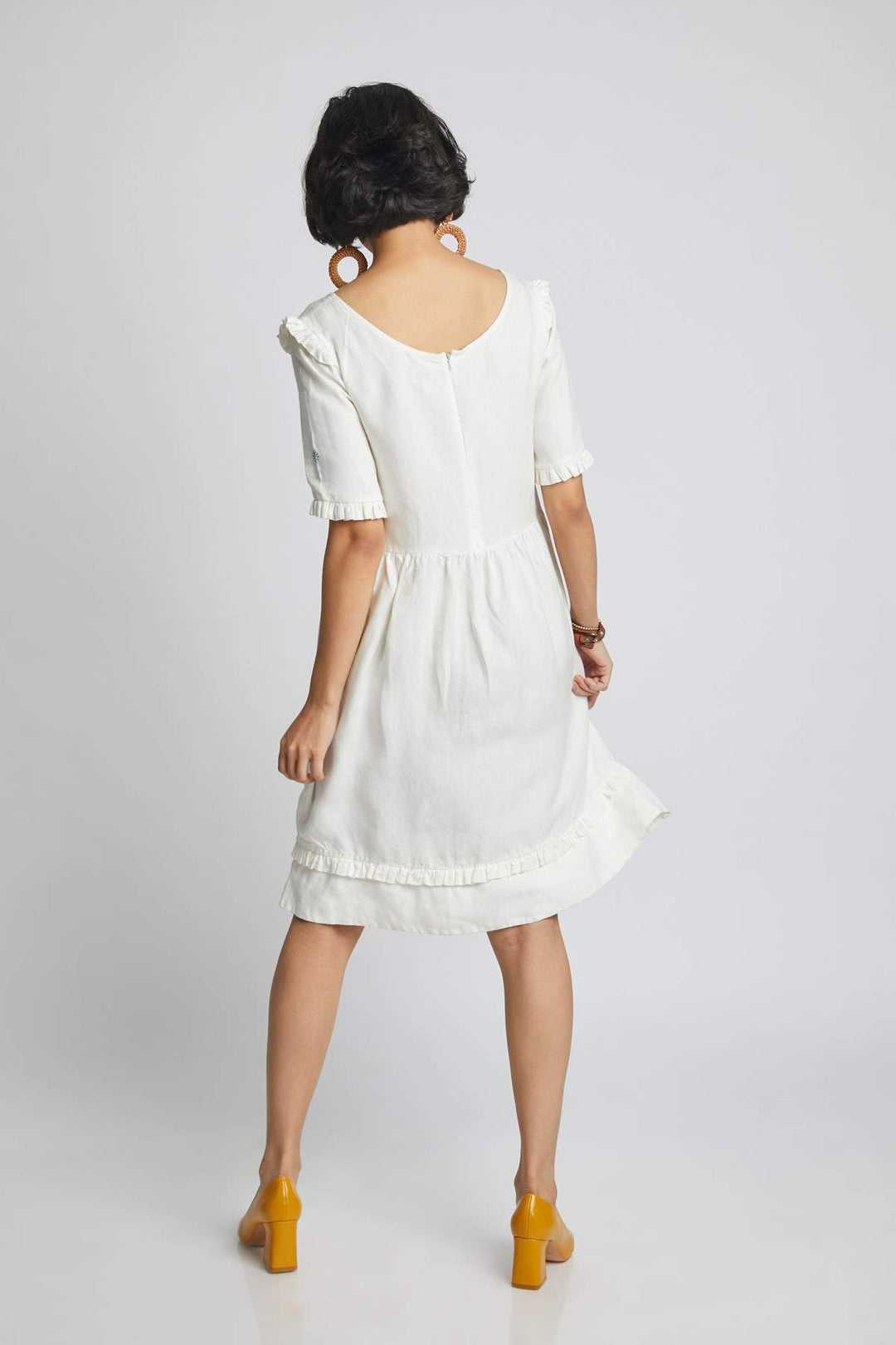 Flare Ruffled Dress - Suspire