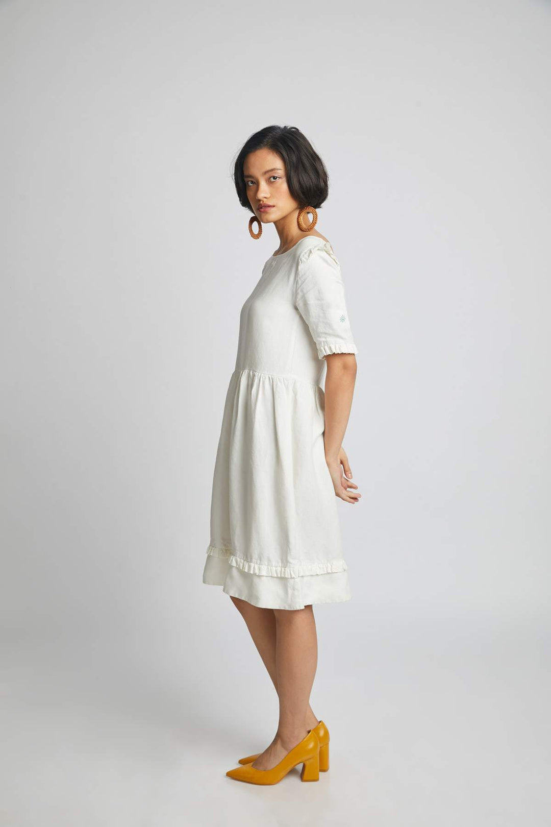 Flare Ruffled Dress - Suspire