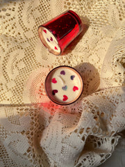 Floral Heart Candles - 100 grams